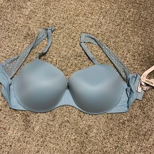 Light blue bra